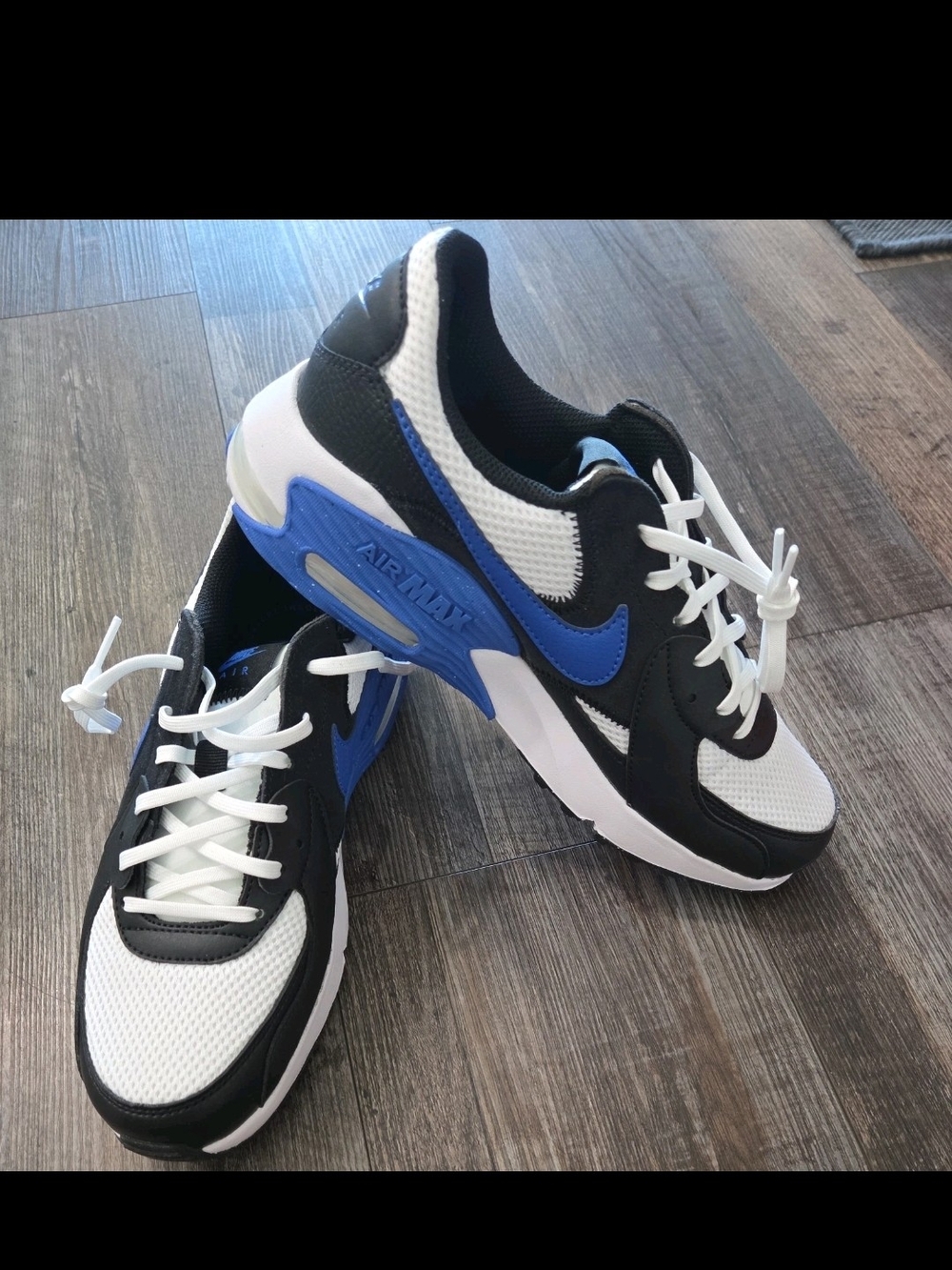 Nike Air Max Excee "Black/White/Game Royal" FQ8738-010 Sneakers 7.5 & 10.5